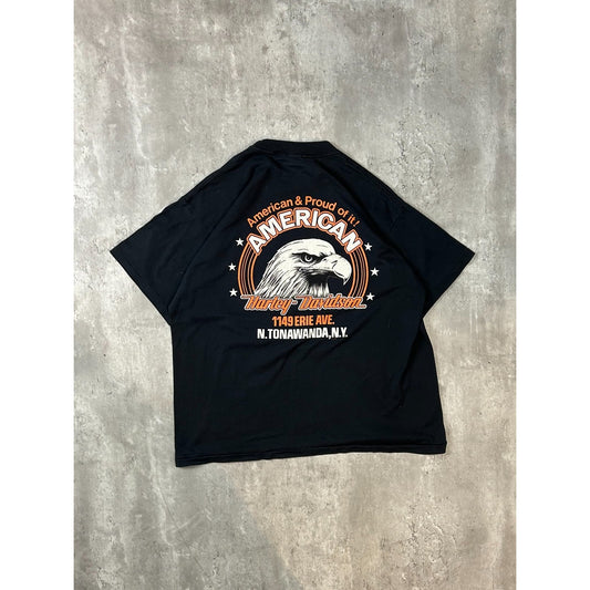 Vintage 90s Harley Davidson Motorcycles Owners Group Graphic T-Shirt Size XL