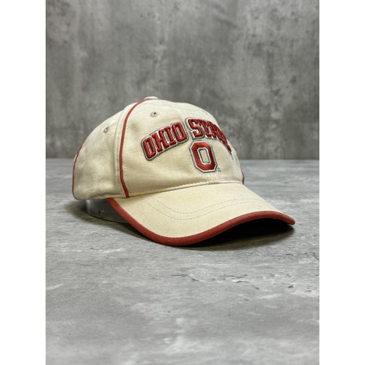 Vintage Ohio State Buckeyes NCAA Embroidered Spellout Strapback Hat OSFA