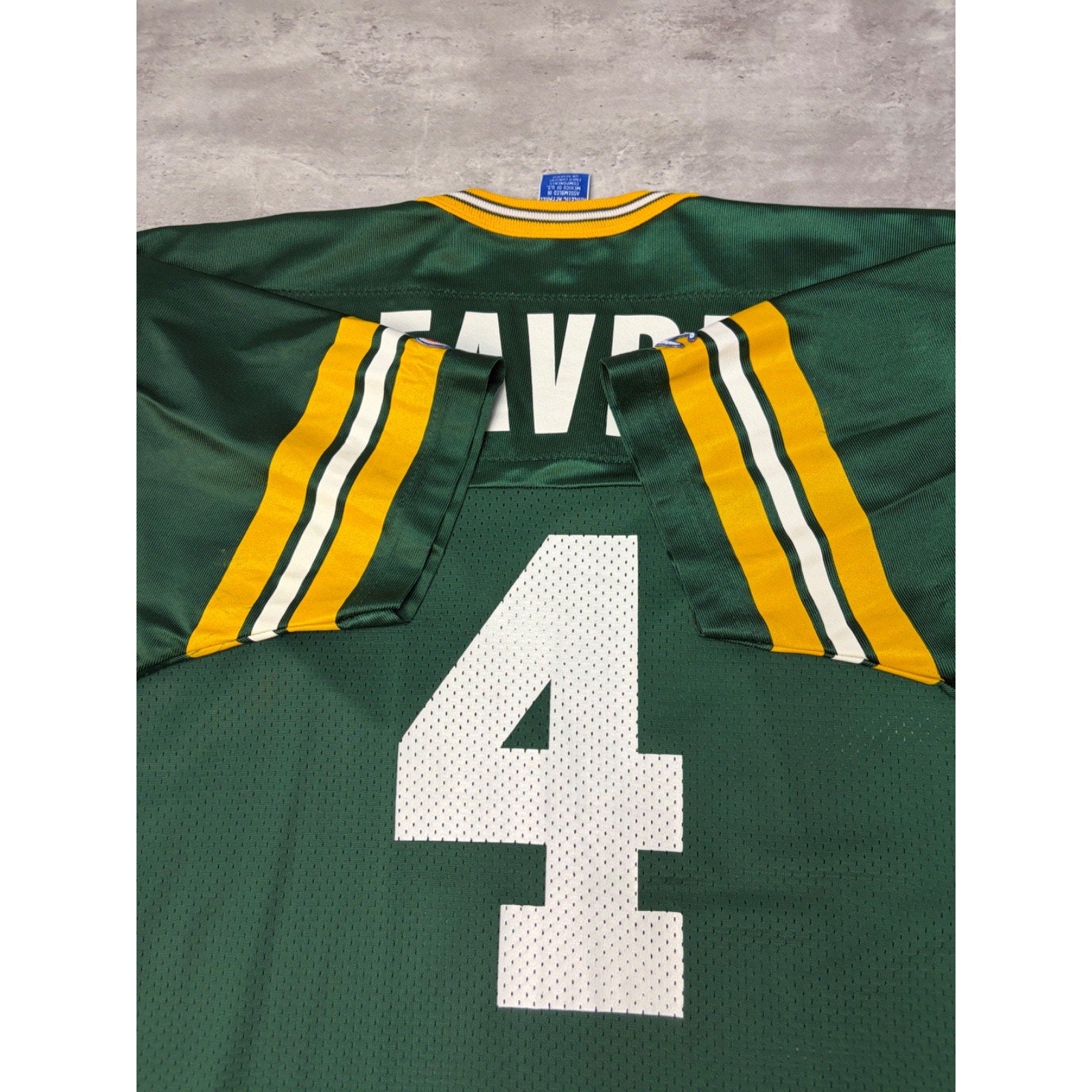 Vintage Brett Favre #4 Green Bay Packers NFL Football Jersey Size XL
