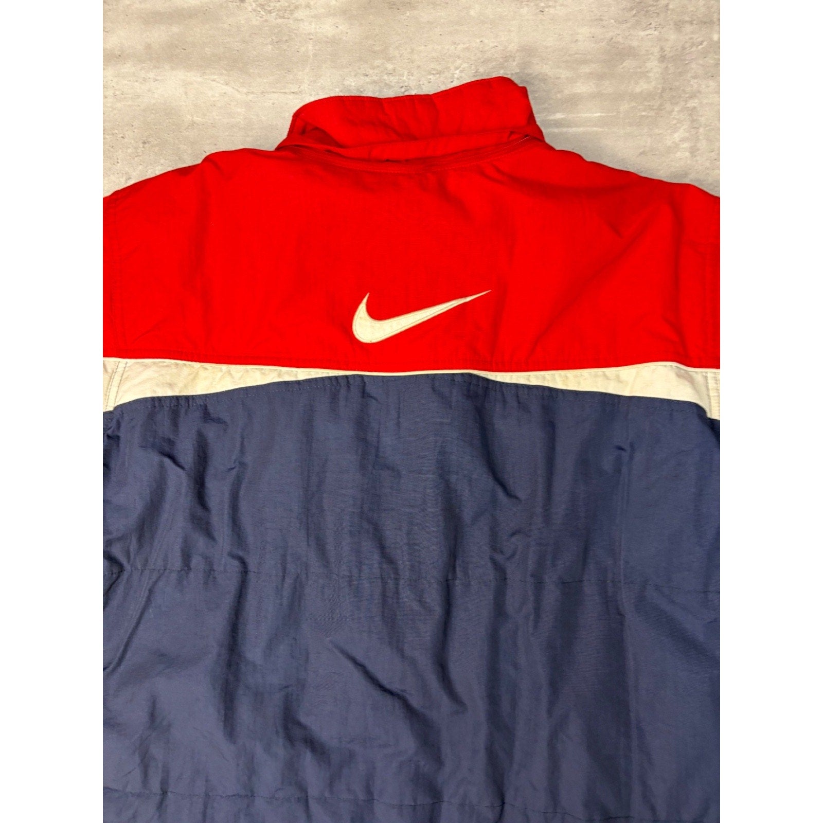Vintage Nike Embroidered Spellout Full Zip Reversible Jacket Size XL YOUTH