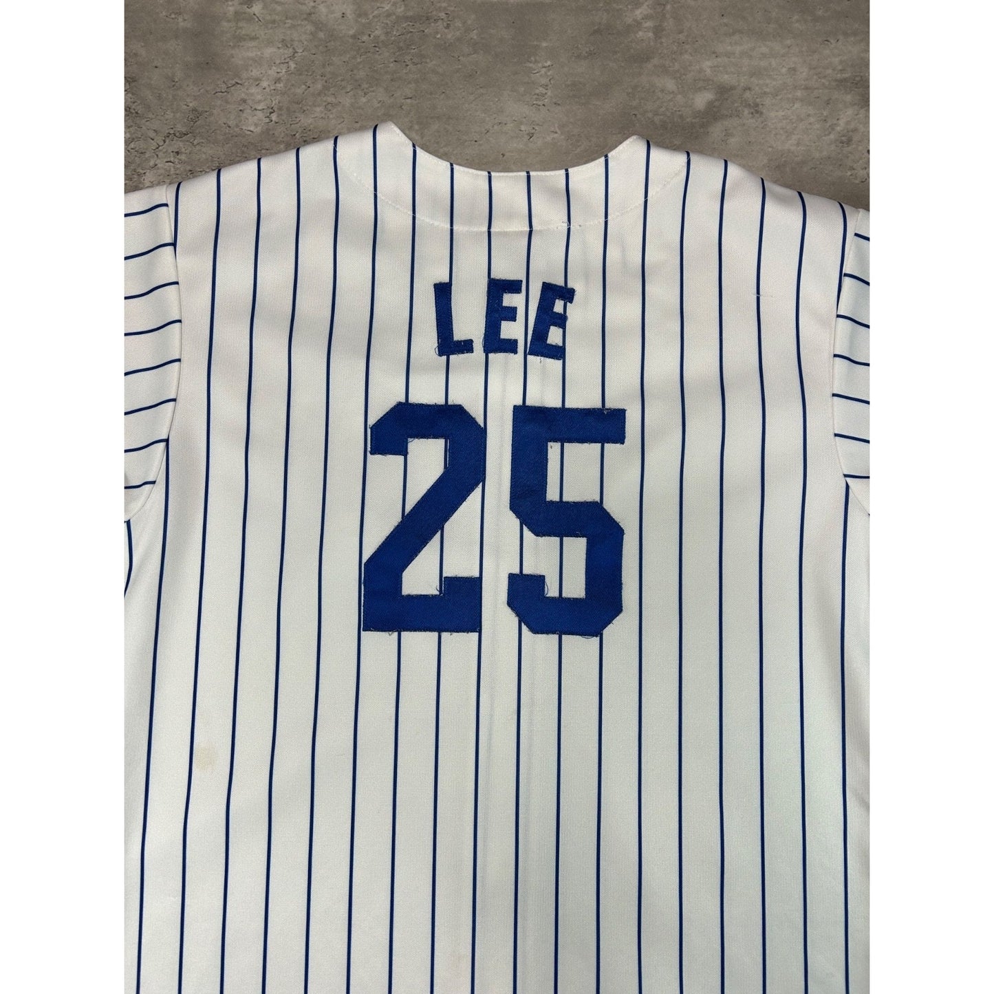 Vintage Derrek Lee #25 Chicago Cubs MLB Stitched Majestic Baseball Jersey Medium