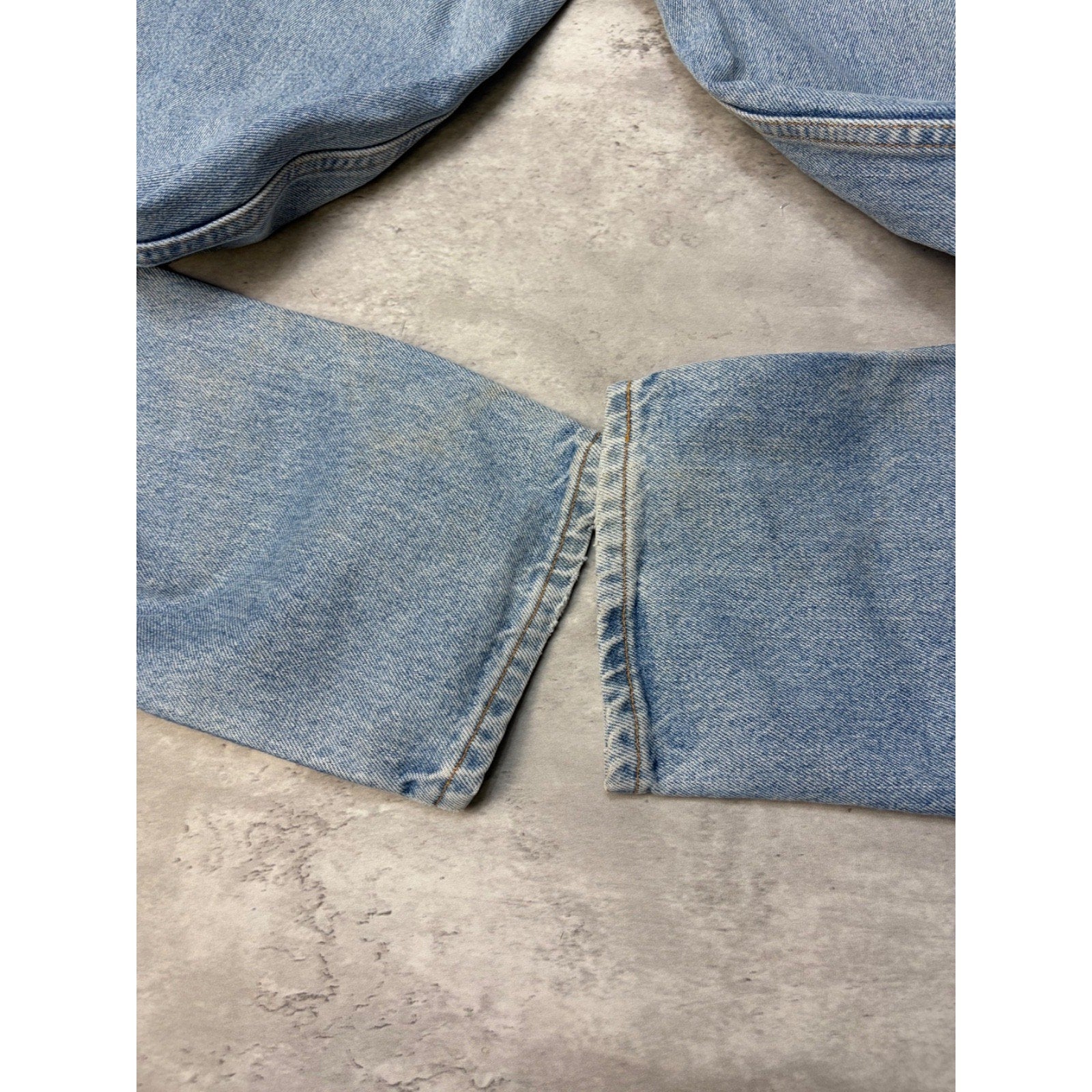 Vintage 90s Levis 550 Red Tab Light Wash Denim Pants Size 35
