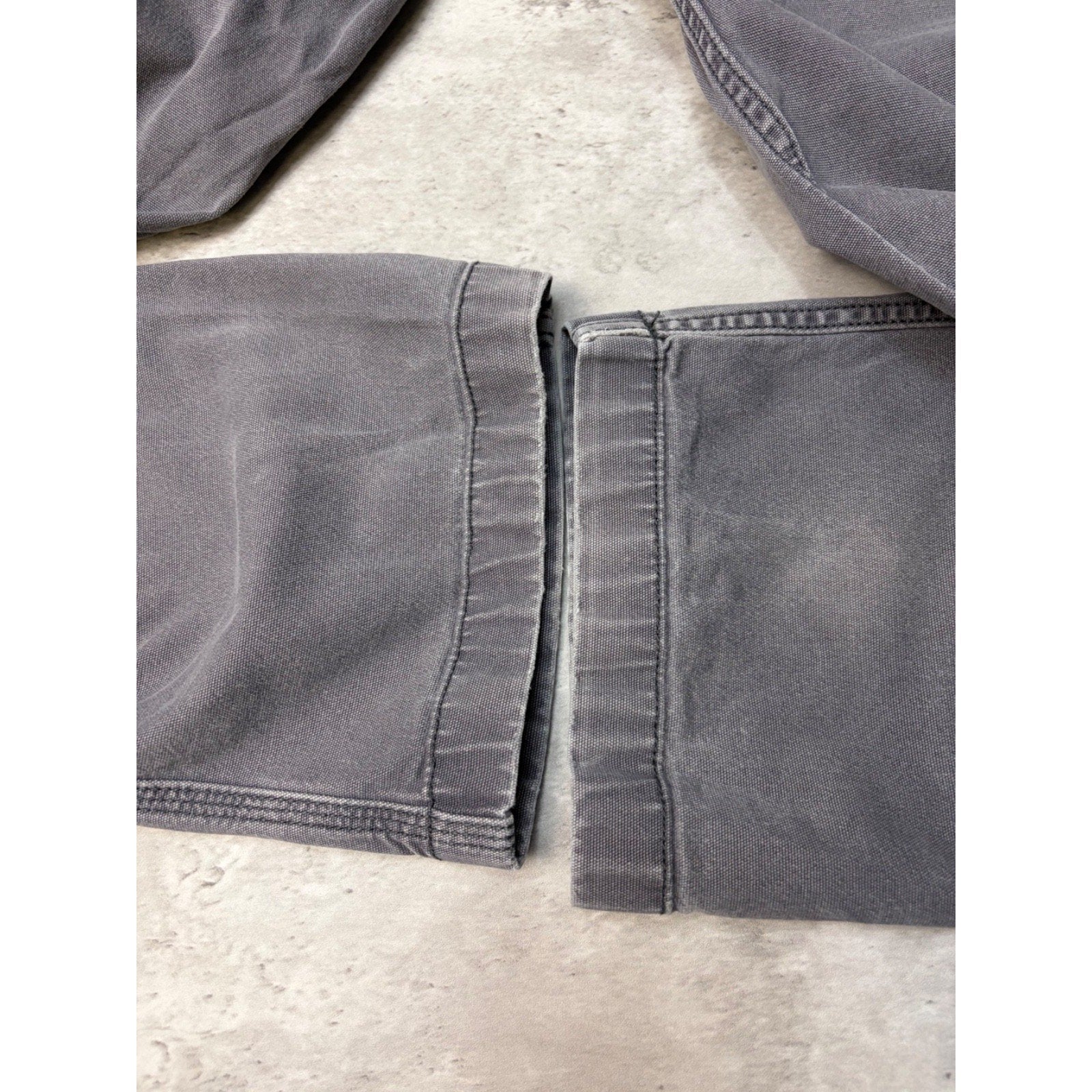 Carhartt Relaxed Fit Canvas Workwear Grey Cargo Pants Size 35