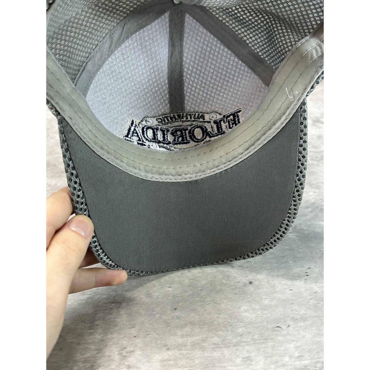Vintage 90s Florida Embroidered Spellout Mesh Destination Strapback Hat OSFA