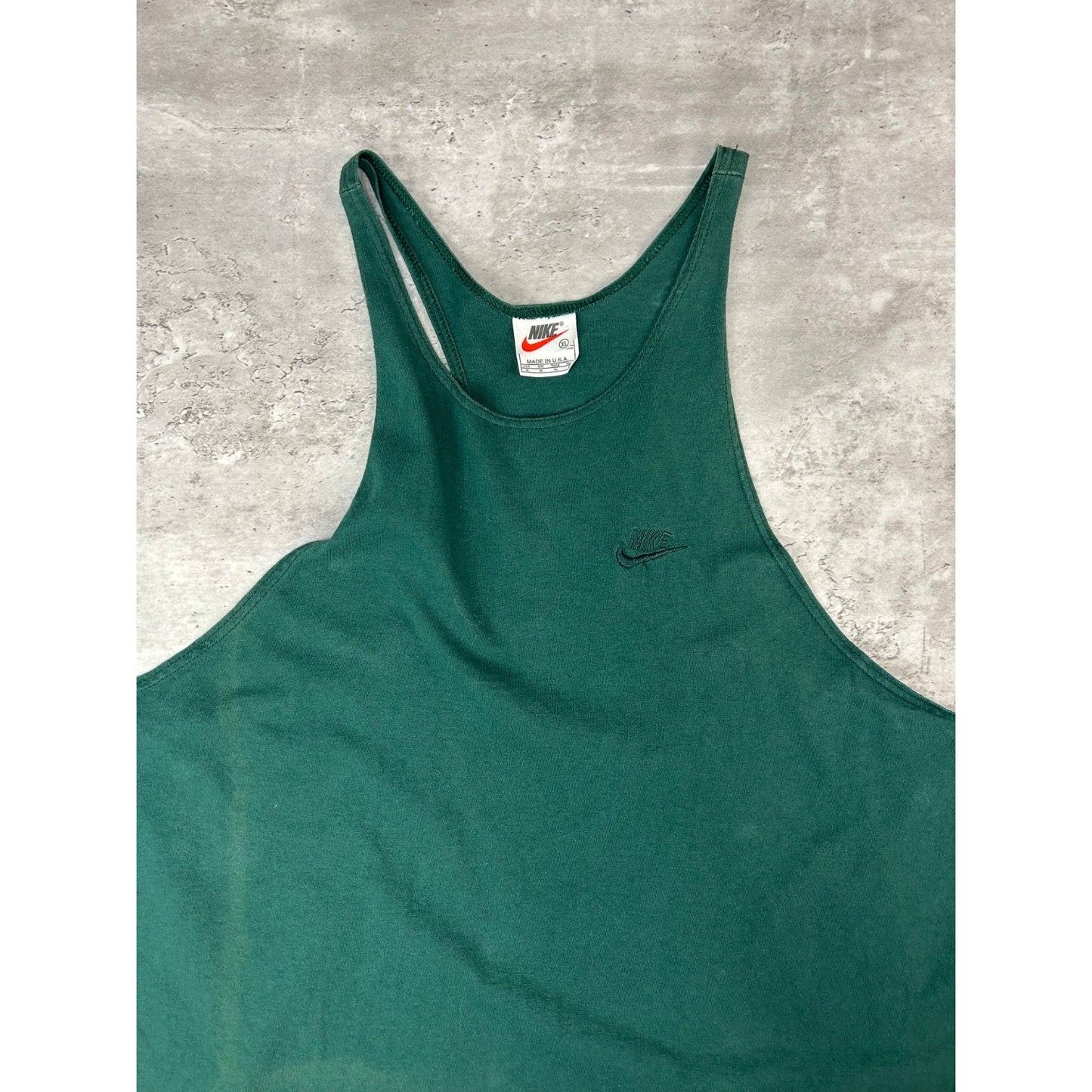 Vintage 90s Nike Tonal Embroidered Mini Swoosh Sleeveless T-Shirt Size XL