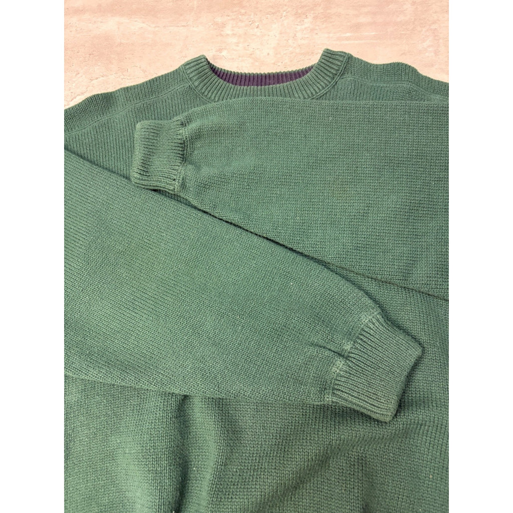 Vintage Tommy Hilfiger Embroidered Crest Pullover Knit Sweater Size Large