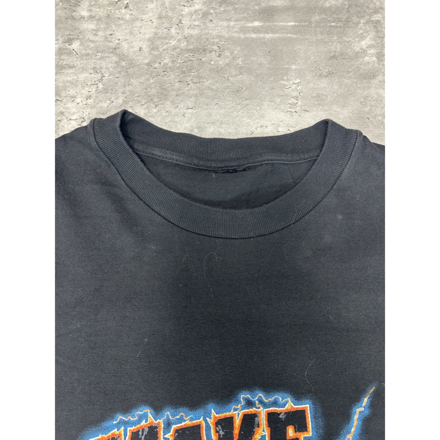 Vintage 2002 Harley Davidson Motorcycles Lightning Long Sleeve T-Shirt XL Black