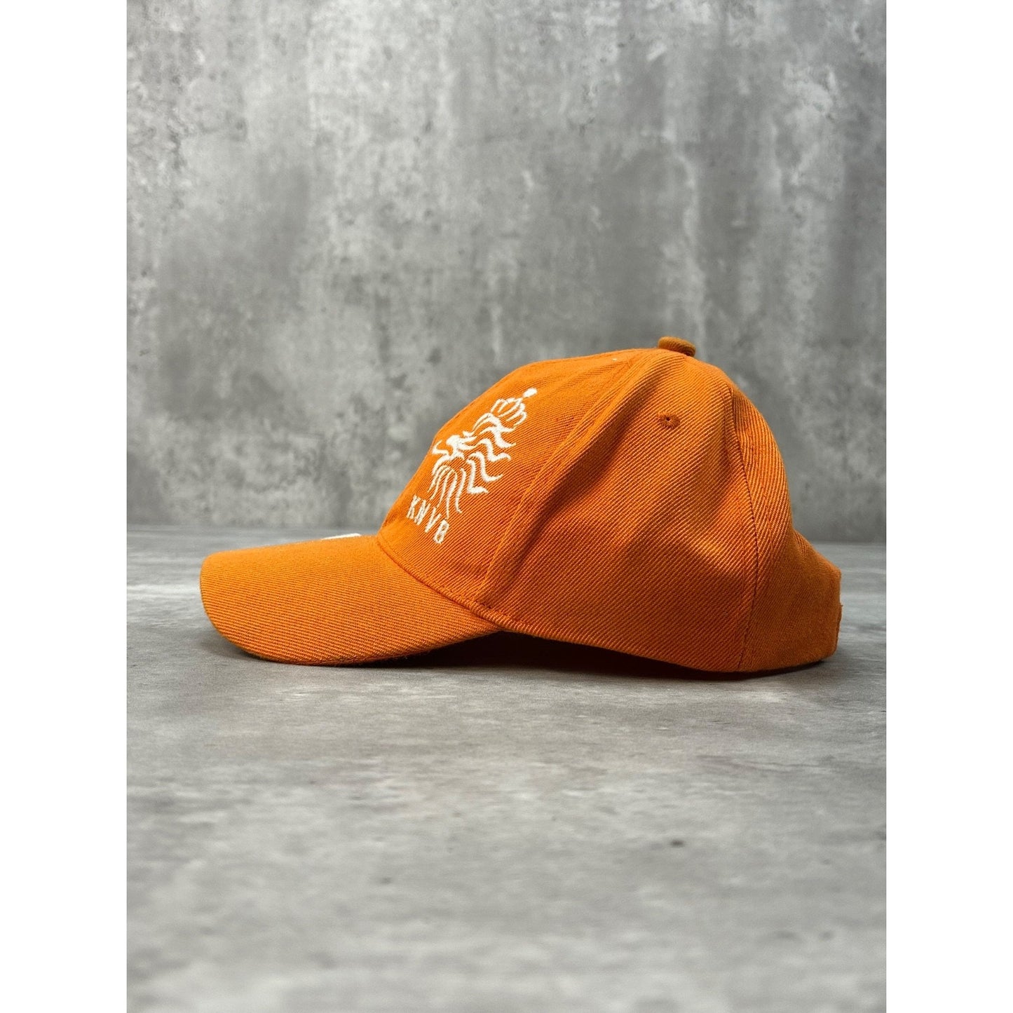 Vintage Netherlands KNVB Embroidered Crest Spellout Soccer Strapback Hat OSFA