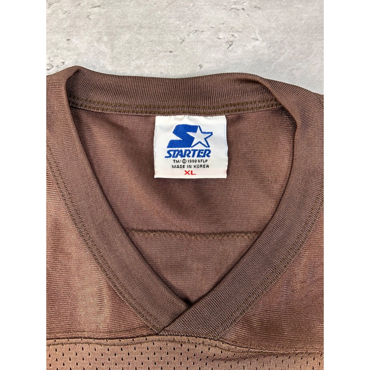 Vintage 1998 Lomas Brown #75 Cleveland Browns NFL Football Jersey YOUTH XL