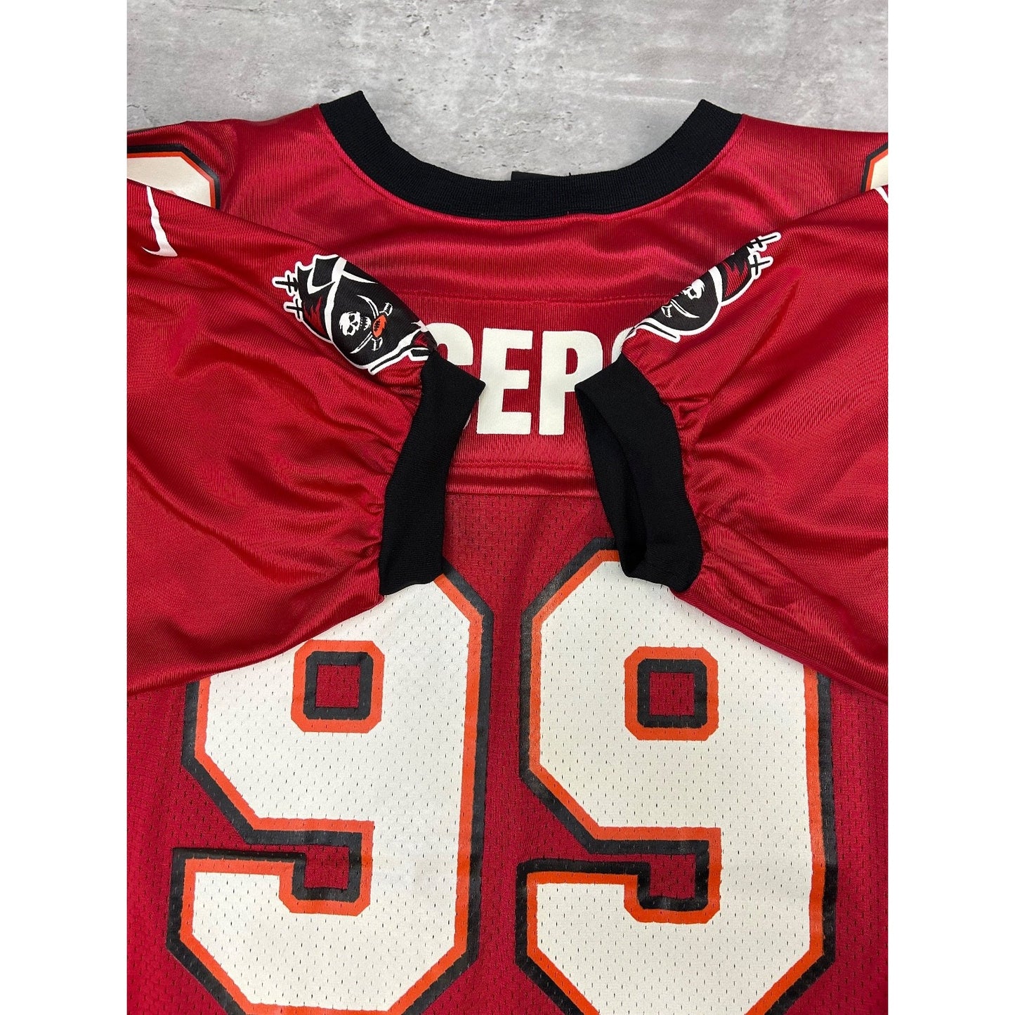 Vintage 90s Tampa Bay Buccaneer #99 NFL Nike Football Jersey Size 2XL