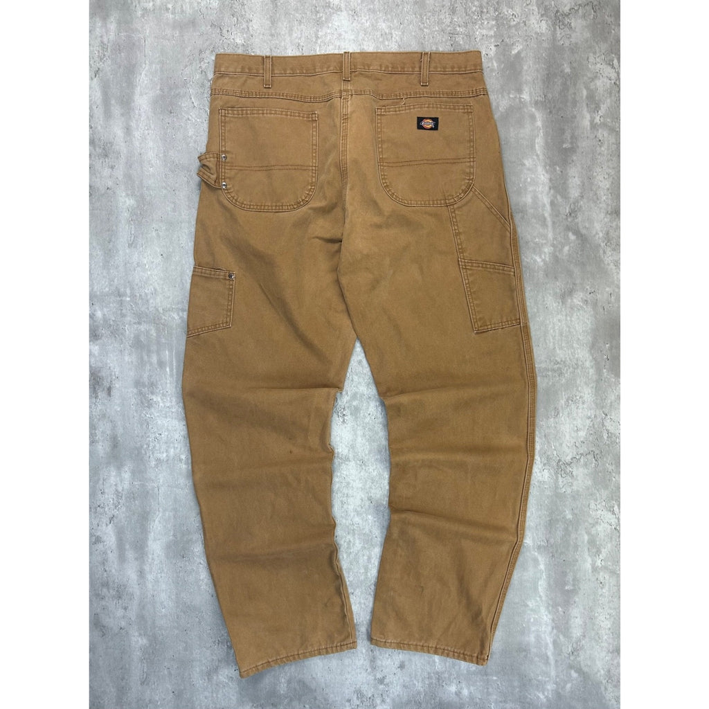 Dickies Canvas Workwear Carpenter Pants Size 39 Beige