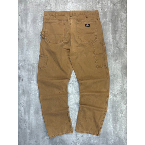 Dickies Canvas Workwear Carpenter Pants Size 39 Beige