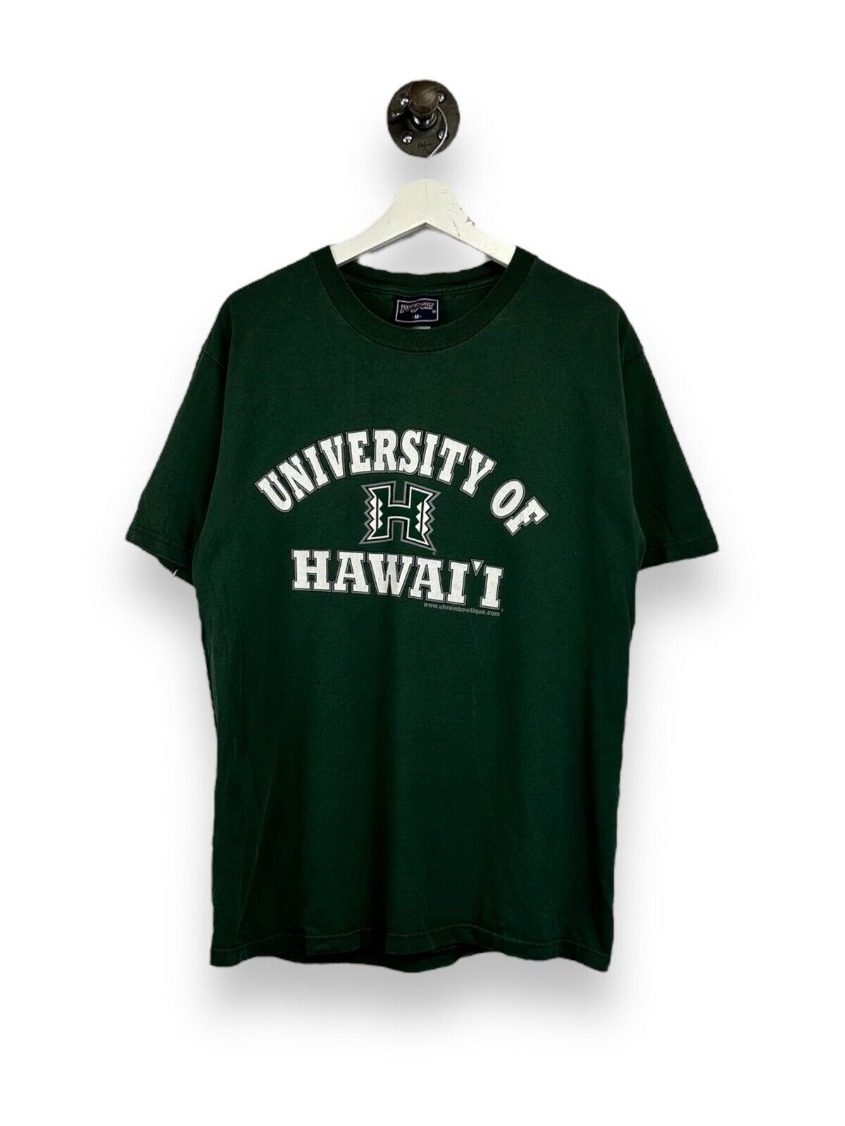 University Of Hawaii NCAA Collegiate Graphic Spellout T-Shirt Size Medium Green