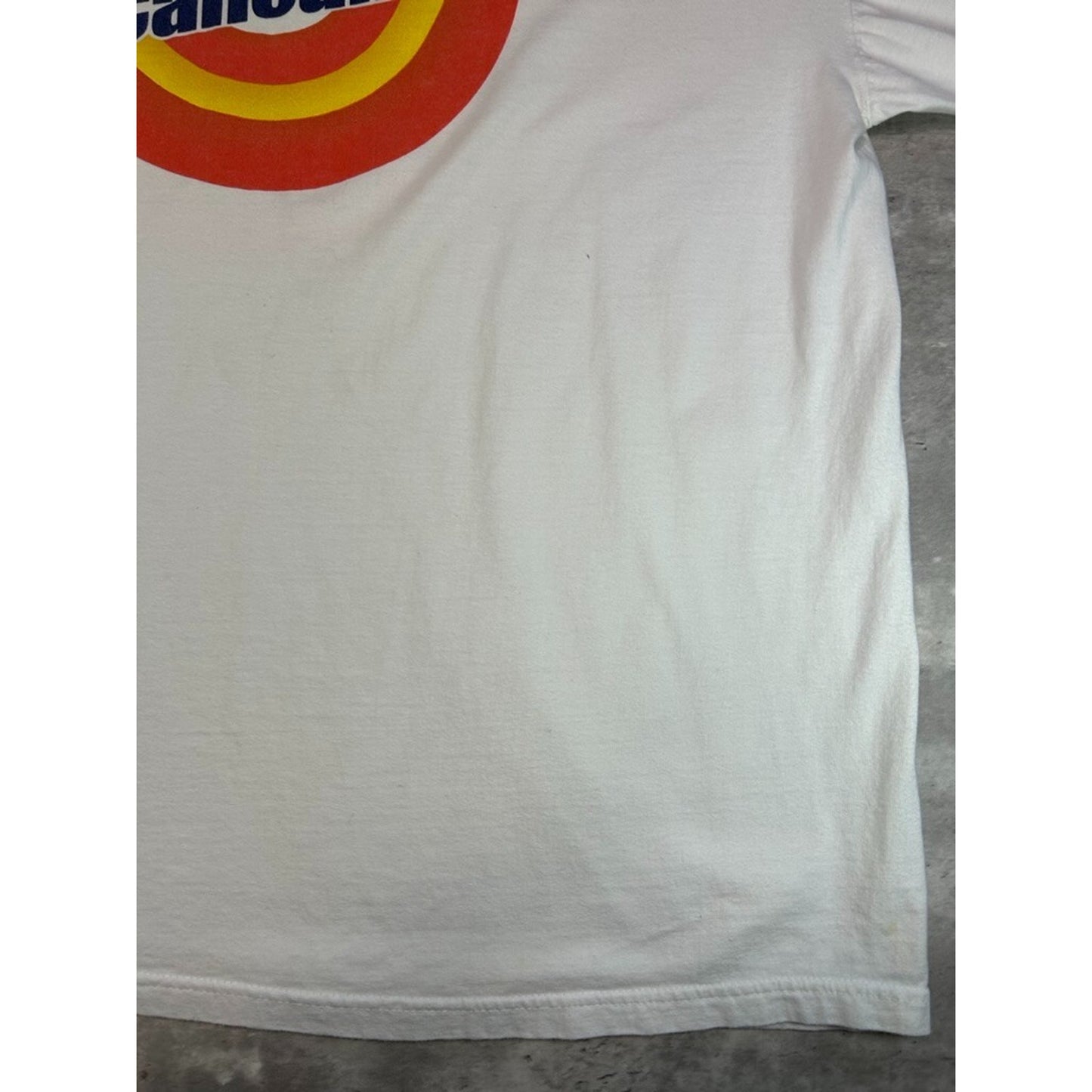 Vintage Y2K Fubu What Happens In Cancun Spellout Graphic T-Shirt Size XL