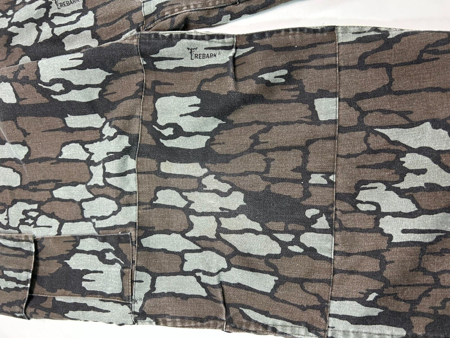 Vintage 90s Winchester Trebark Camo Hunting Cargo Double Knee Pants Size 41W