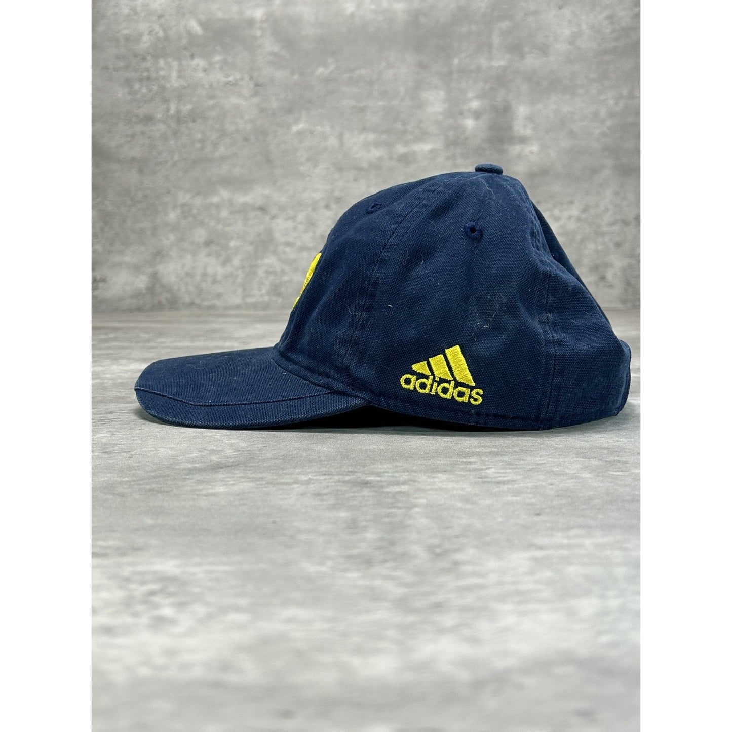 Vintage Michigan Wolverines NCAA Adidas Embroidered Logo Strapback Hat OSFA
