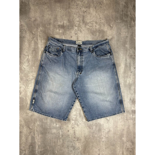 Vintage 2000s Enyce Light Wash Denim Shorts Size 43 Blue