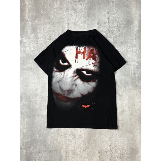 Batman The Dark Knight The Joker Big Face Movie Promo Graphic T-Shirt Size Small