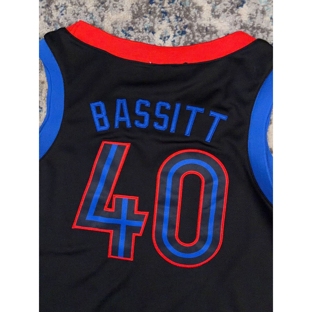 Chris Bassit #40 Toronto Blue Jays MLB City Connect Basketball Jersey Size XL