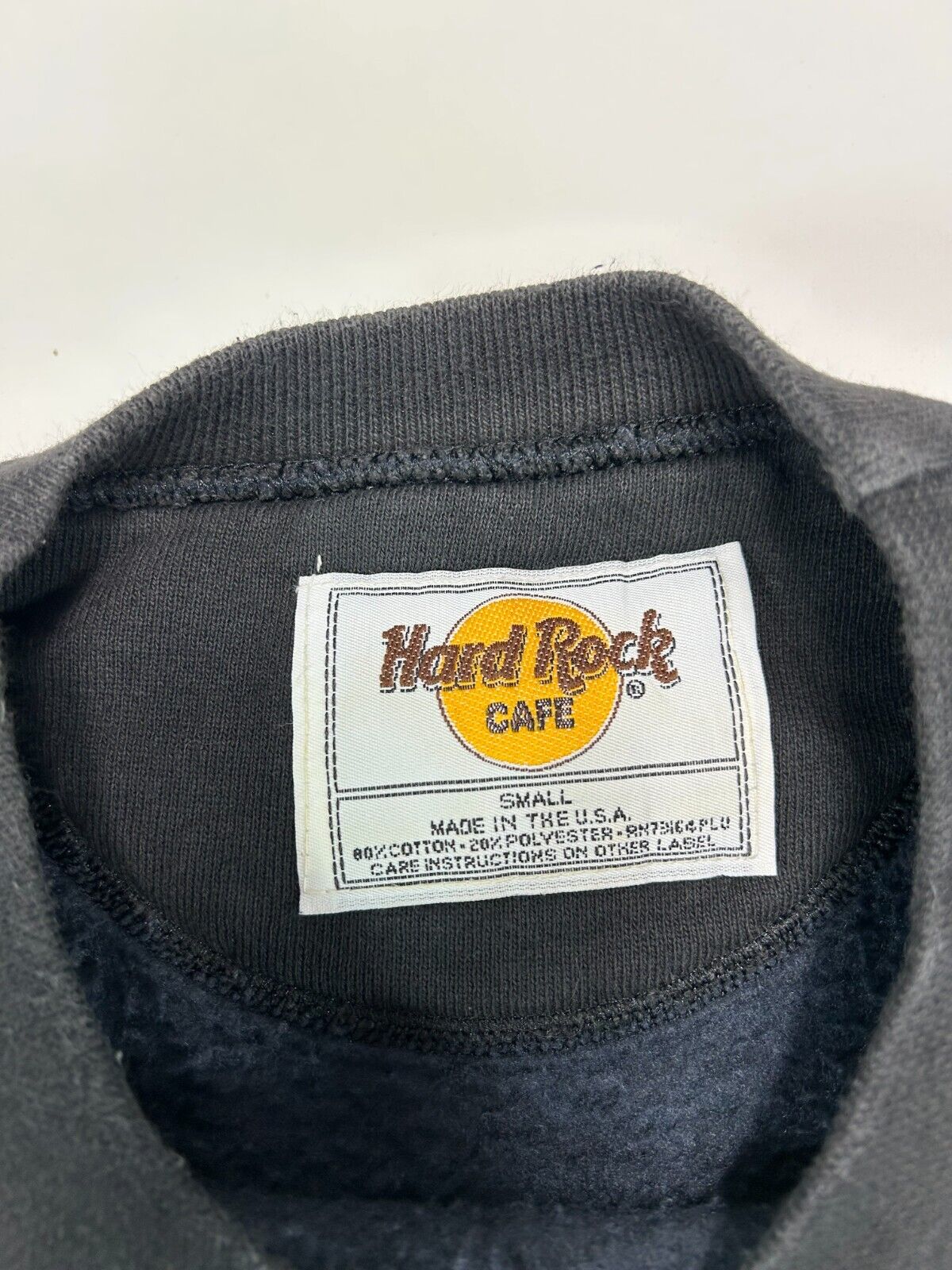 Vintage 90s Hard Rock Cafe San Juan Save The Planet Logo Sweatshirt Size Small