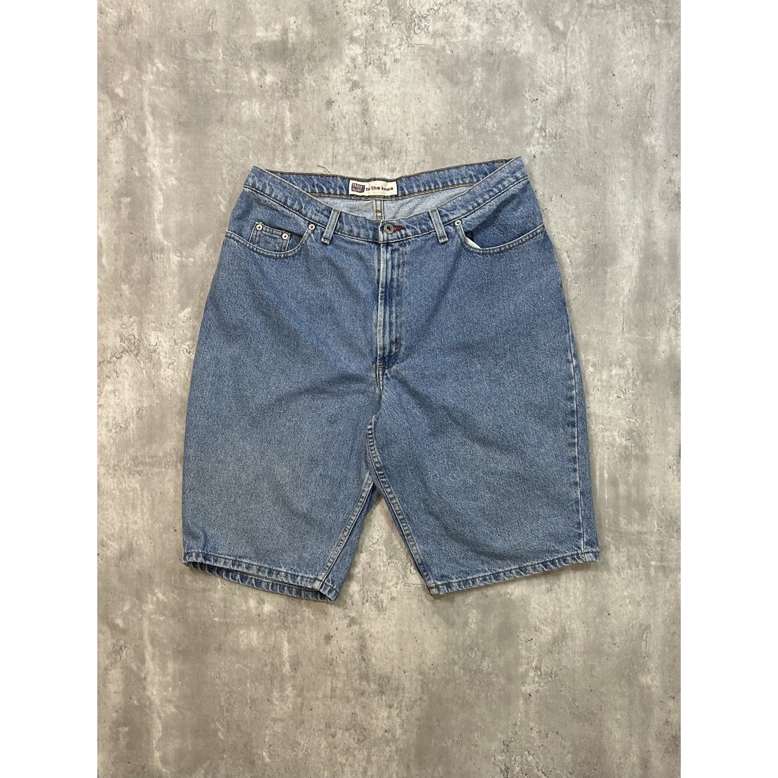 Vintage Faded Glory Light Wash Denim Shorts Size 35
