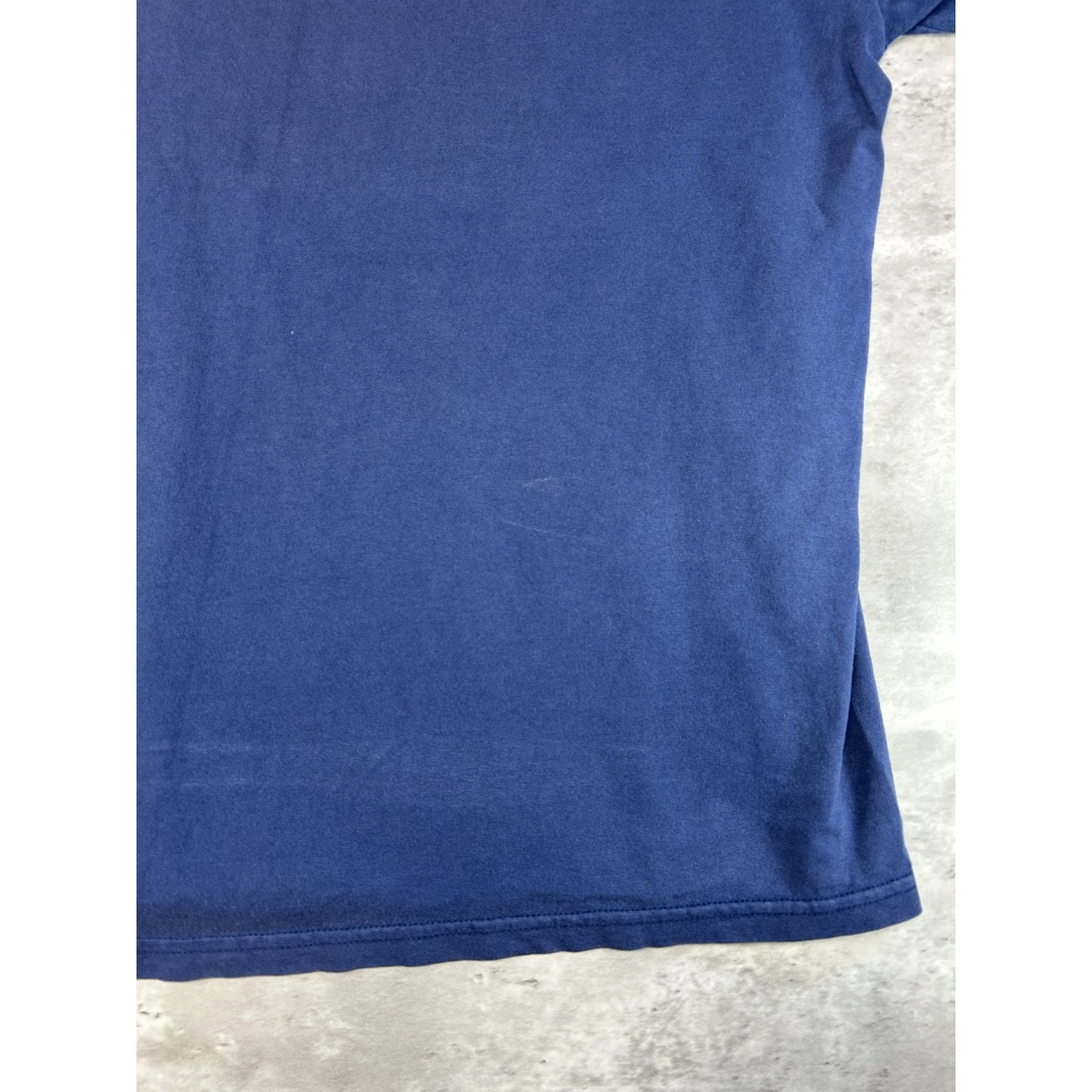 Vintage 90s Nike Abstract Swoosh Graphic Long Sleeve T-Shirt Size Large Blue
