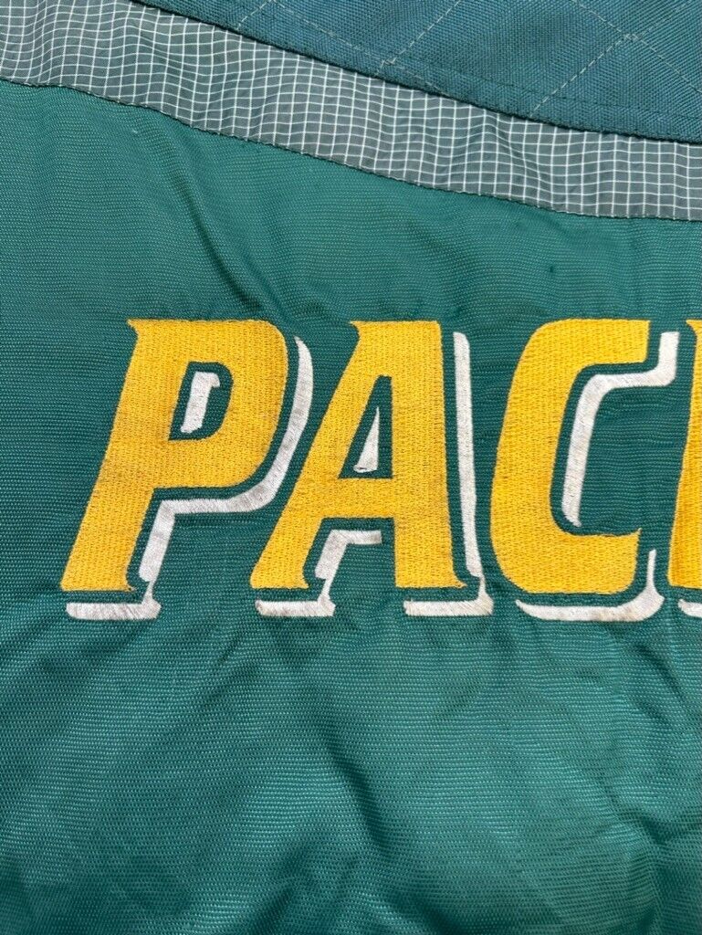 Vtg 90s Green bay Packers Insulated Logo Athletic NFL Pro Line Jacket Size Large