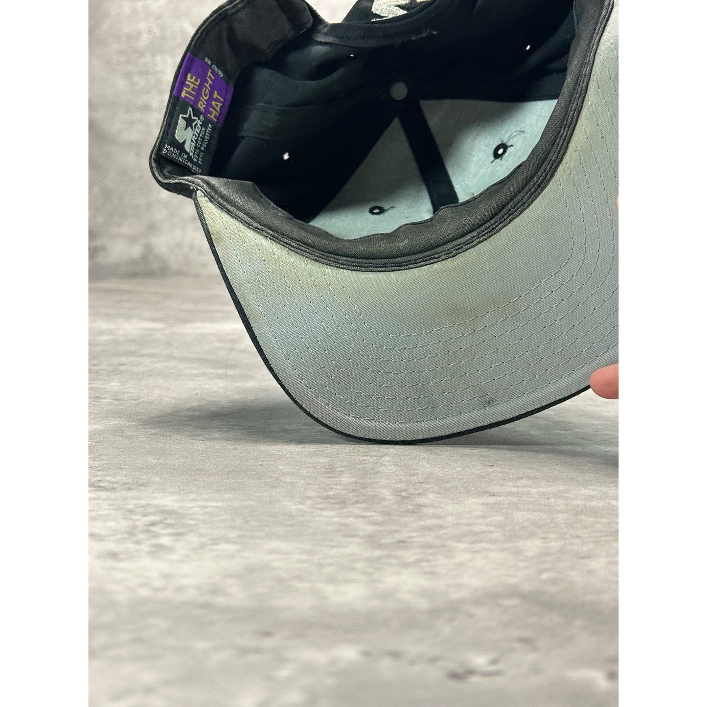 Vintage 90s Pittsburgh Steelers NFL Embroidered Spellout Snapback Hat OSFA