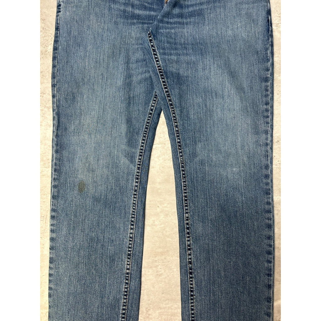 Carhartt Relaxed Fit Dark Wash Denim Workwear Pants Size 36
