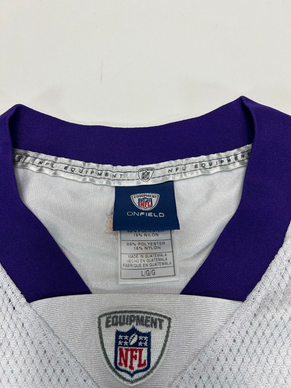 Minnesota Vikings NFL #22 Rau Reebok Football Jersey Size Large White