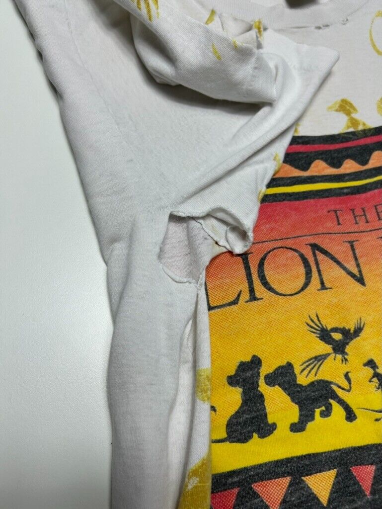 Vintage 90s Disney The Lion King All Over Print Movie Promo T-Shirt Size XL OSFA