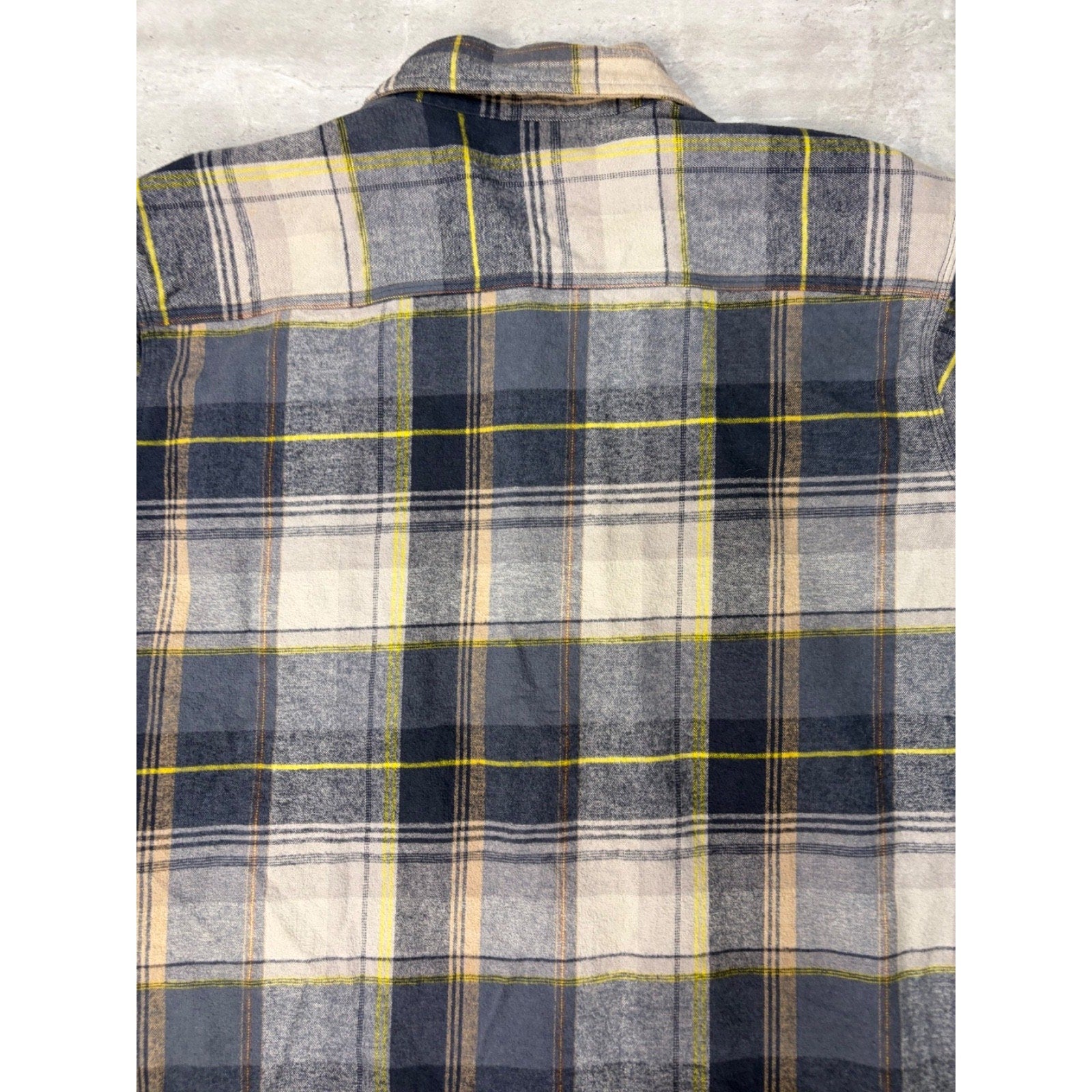Carhartt Plaid Print Single Pocket Long Sleeve Workwear Button Up Shirt Size 2XL