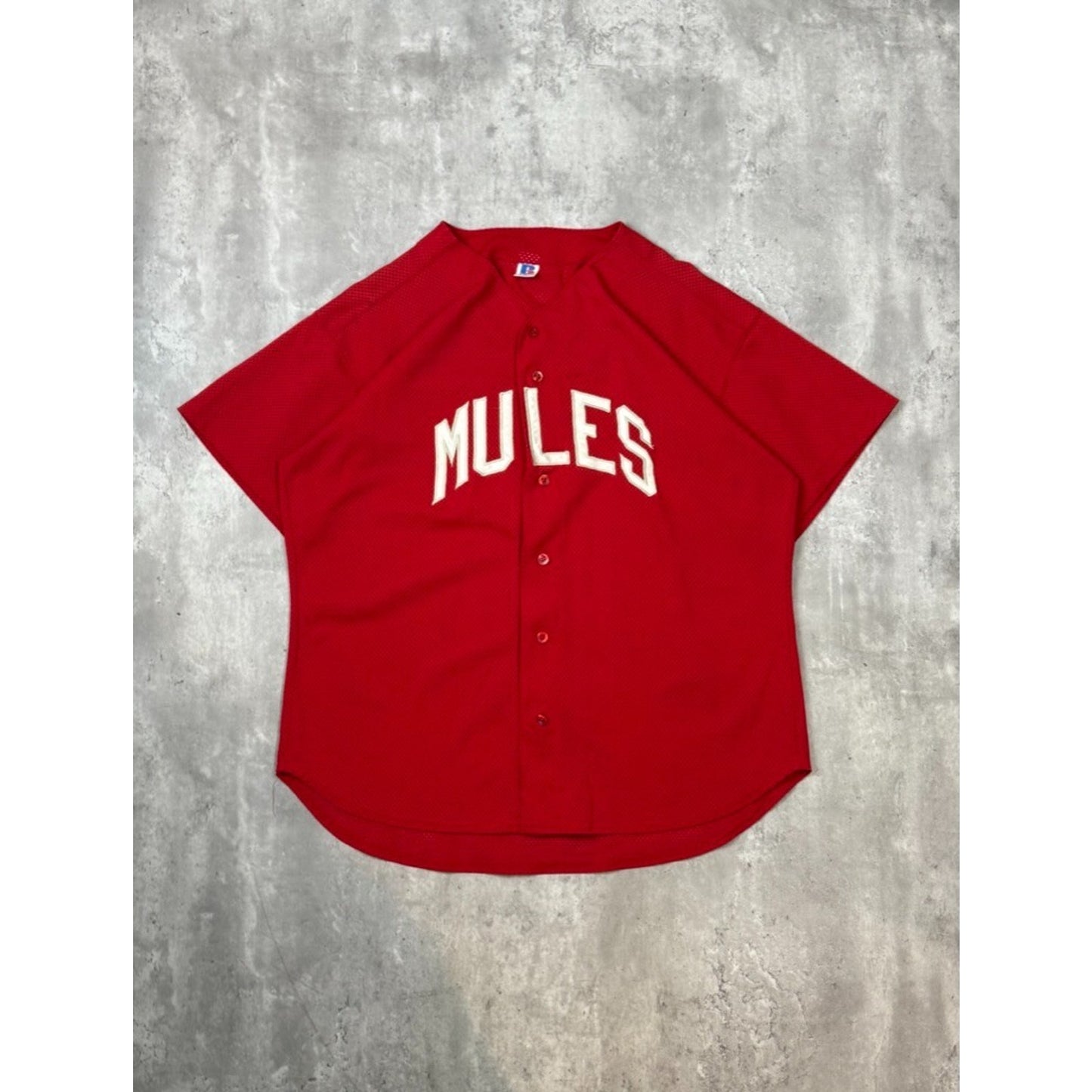 Vintage 90s Central Missouri Mules NCAA Stitched Baseball Jersey Size XL