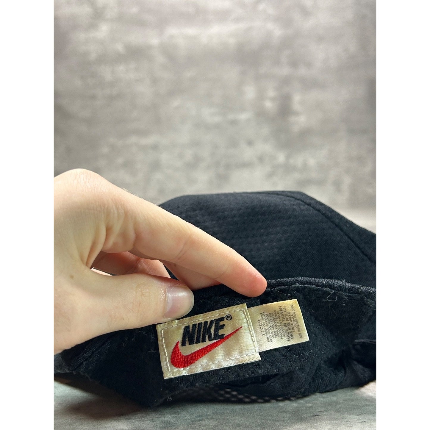 Vintage 2000s Nike Embroidered Swoosh Breathable Strapback Hat OSFA