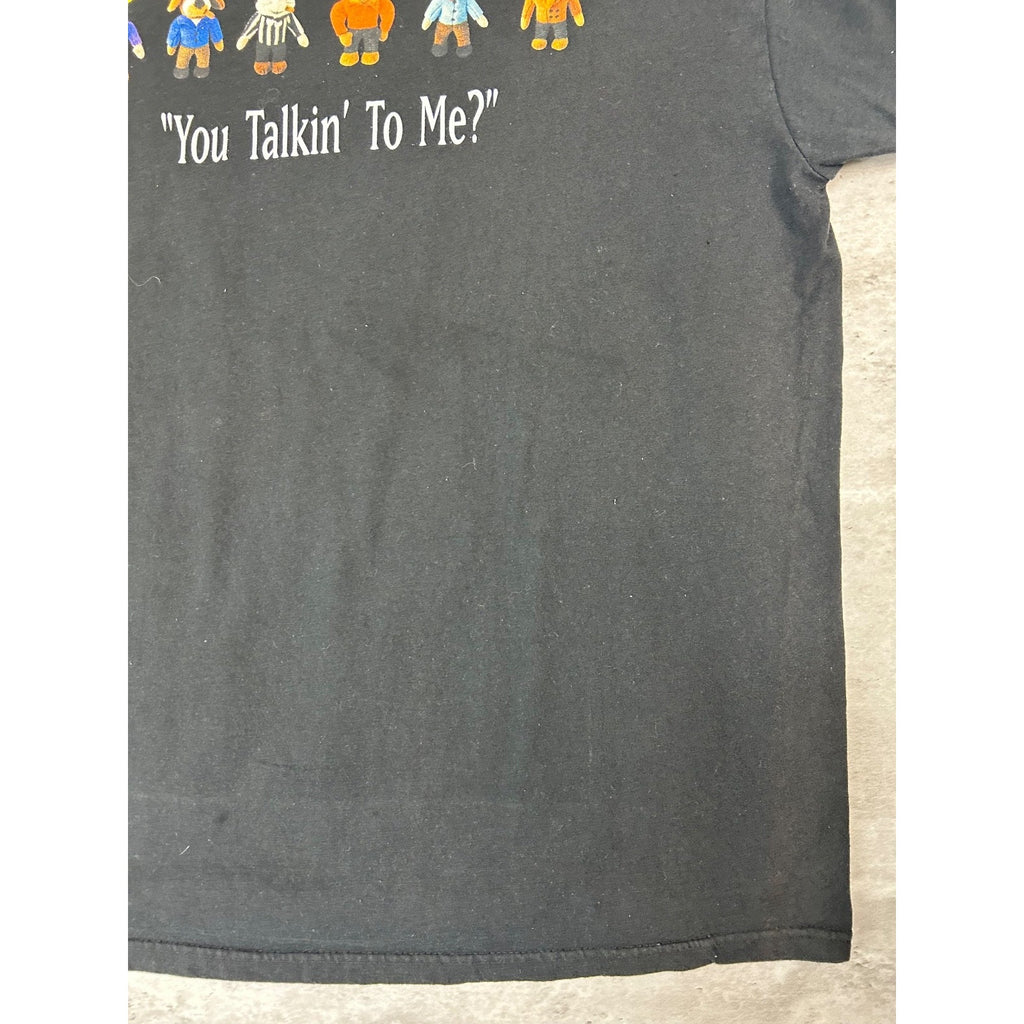 Vintage The Dogfather Parody Comedy Graphic T-Shirt Size XL Black