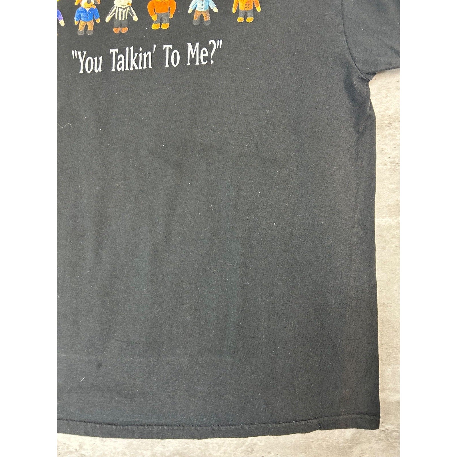 Vintage The Dogfather Parody Comedy Graphic T-Shirt Size XL Black