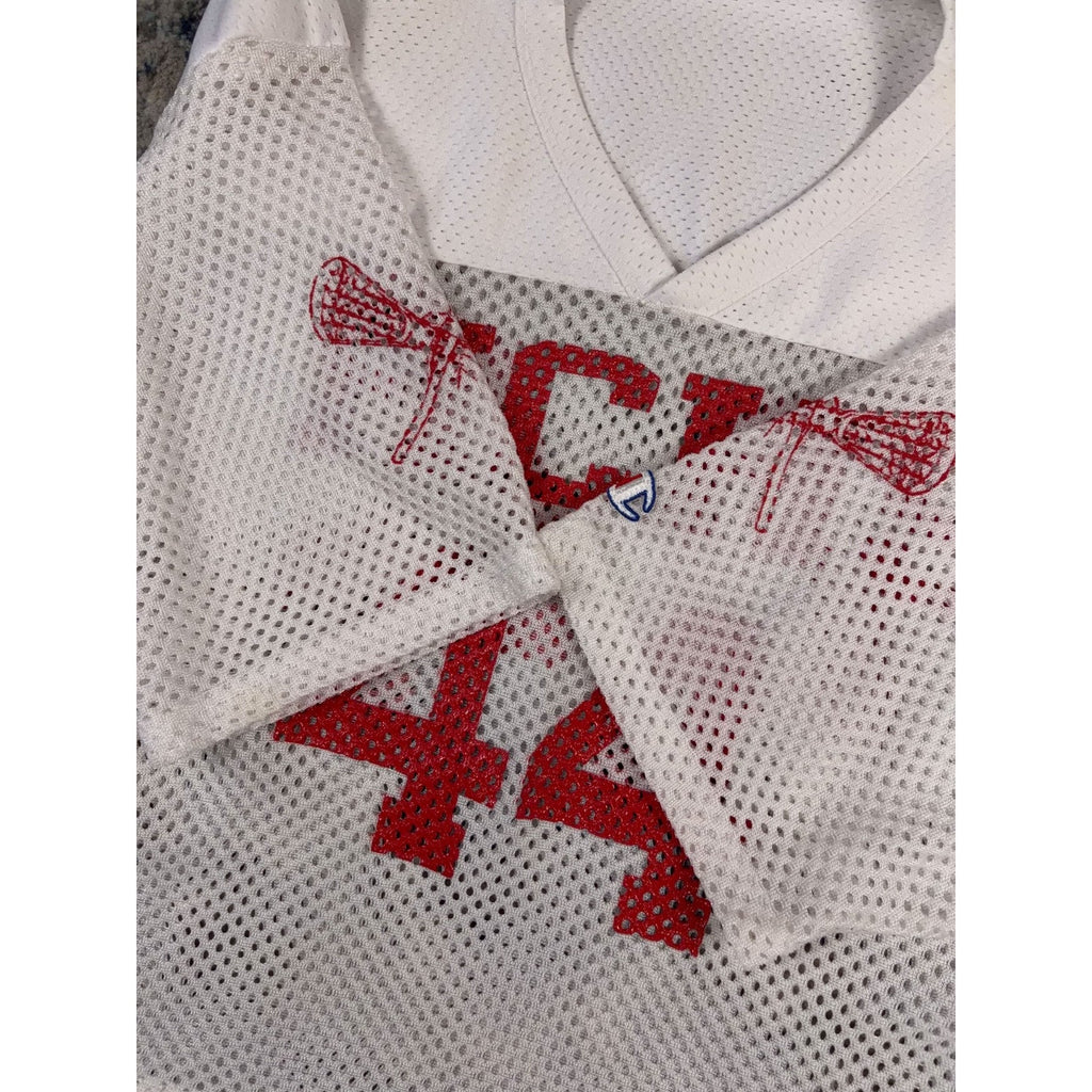 Vintage 80s/90s HCHS #44 NCAA Mesh Champion Lacrosse Jersey Size Large