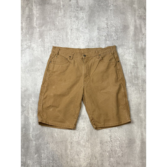 Vintage Dickies Canvas Workwear Five Pocket Shorts Size 38 Beige