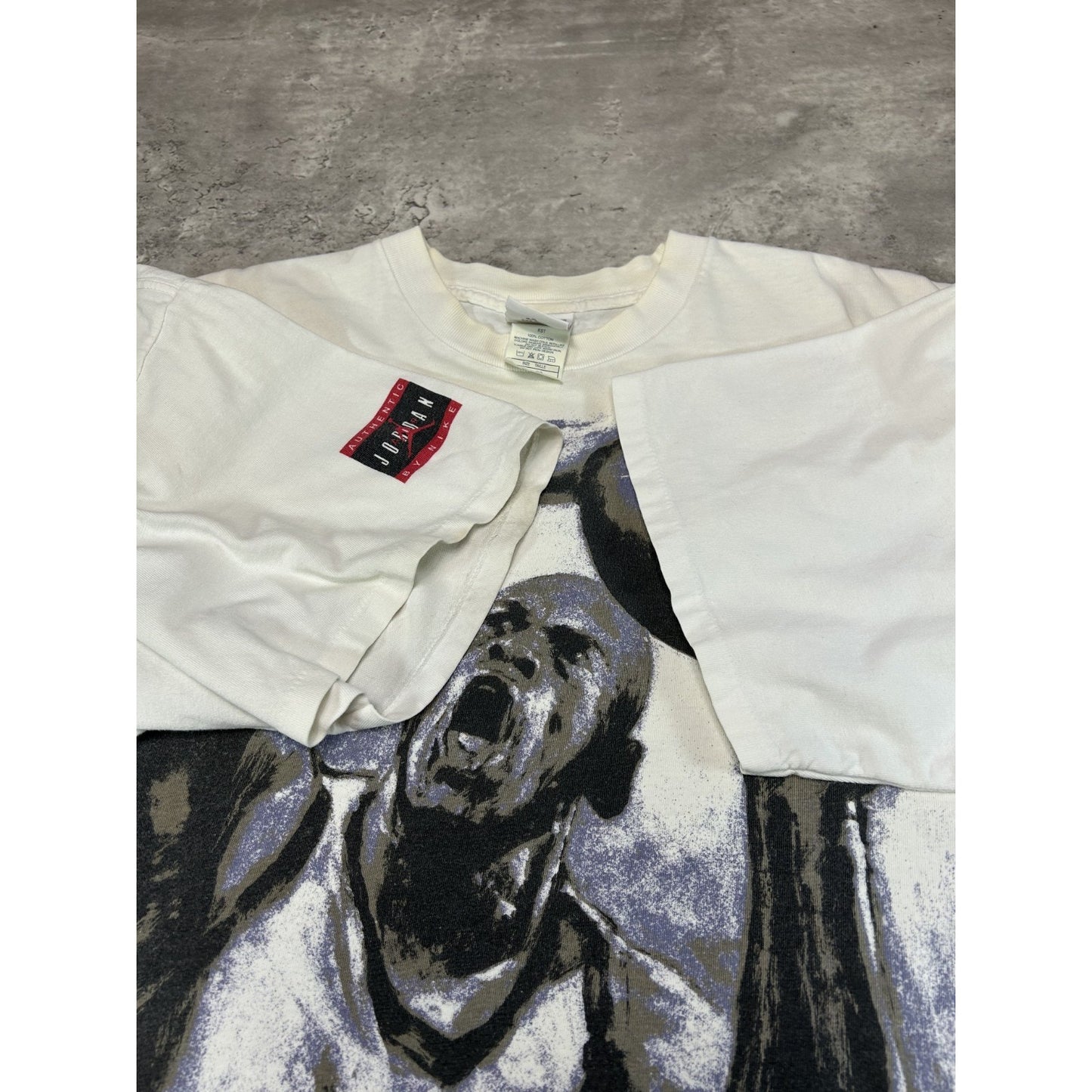 Vintage 80s/90s Michael Jordan #23 NBA Chicago Bulls Graphic Nike T-Shirt Sz XL
