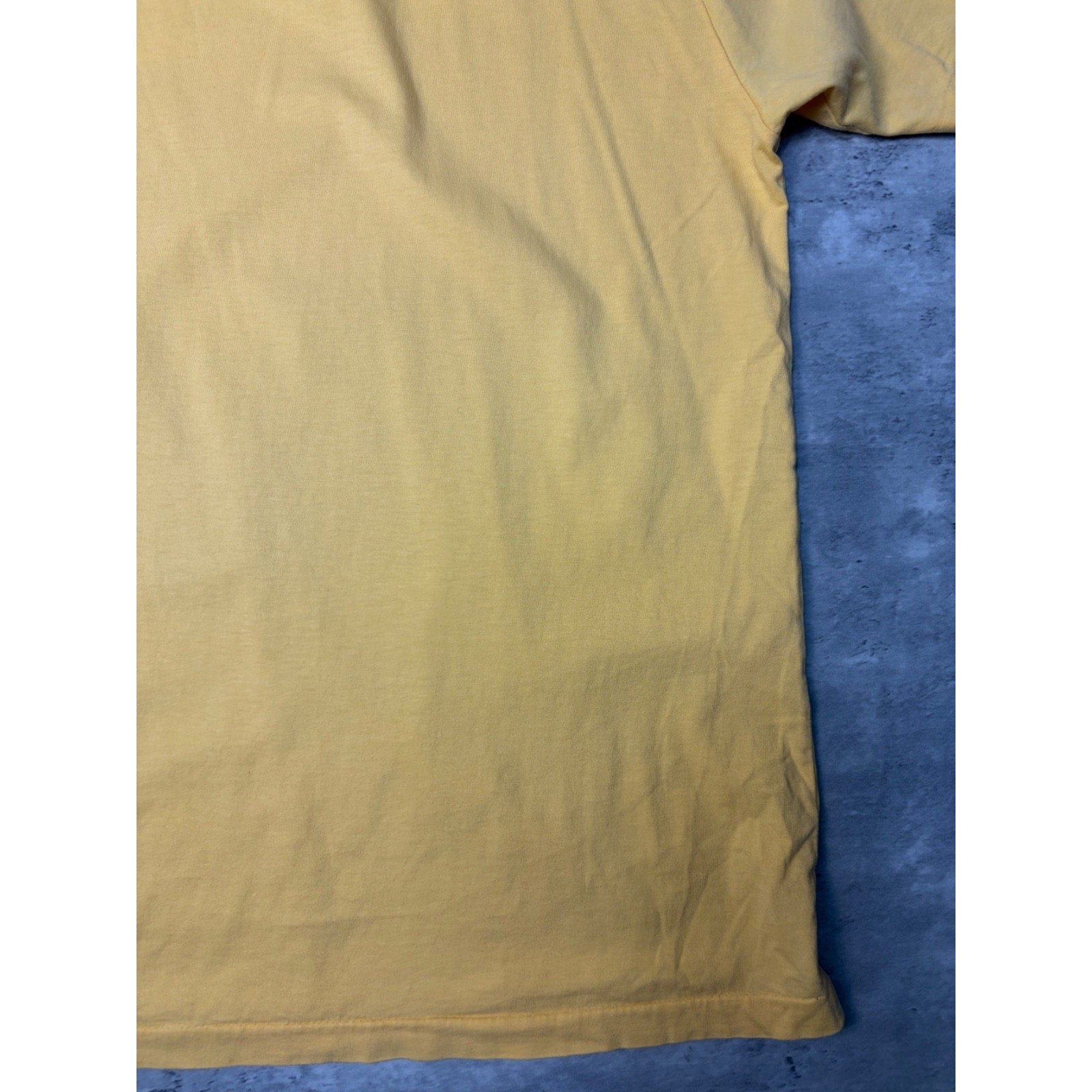 Vintage 90s Polo Ralph Lauren Embroidered Pony Yellow Pocket T-Shirt Size Large