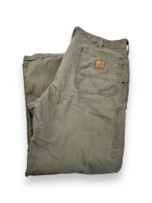 Vintage Carhartt Original Dungaree Fit Canvas Workwear Carpenter Pants Size 38W
