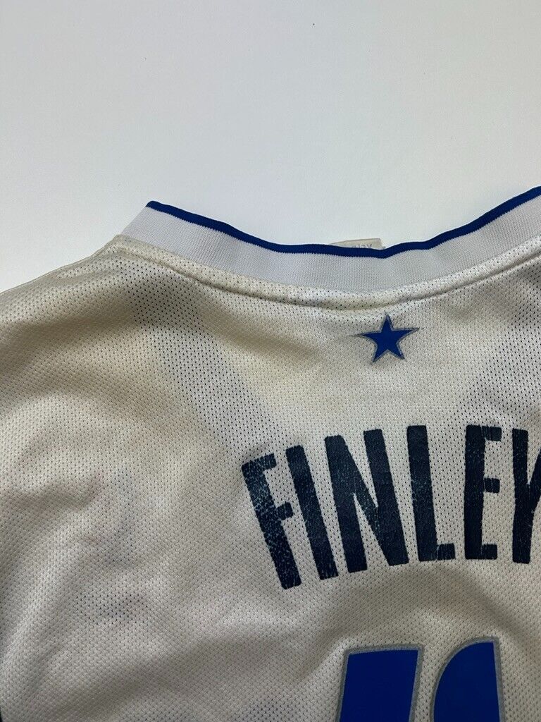 Vintage Michael Finley #4 Dallas Mavericks Reebok Wide Shoulder NBA Jersey Sz XL