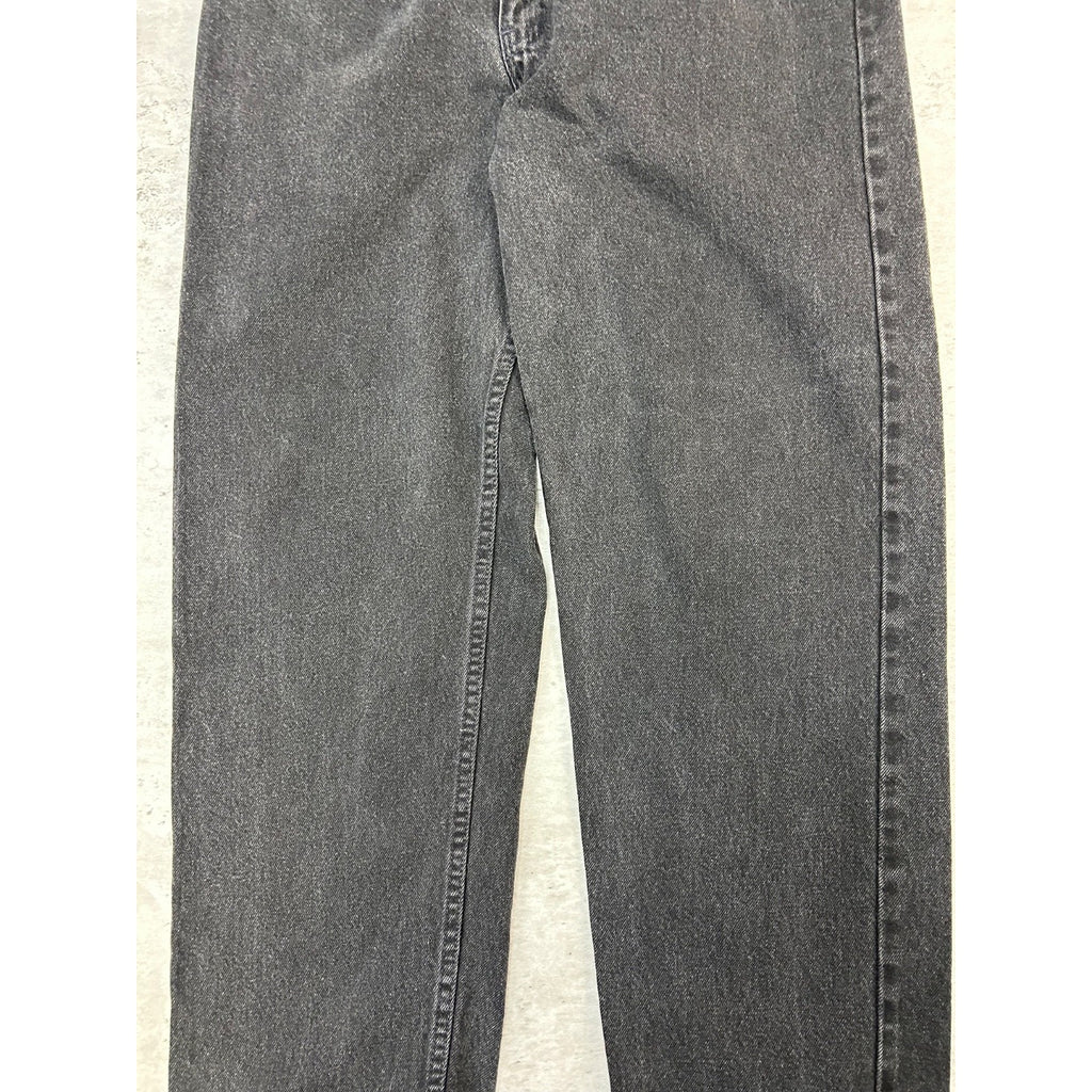 Vintage 90s Levis 553 White Tab Black Denim Pants Size 35