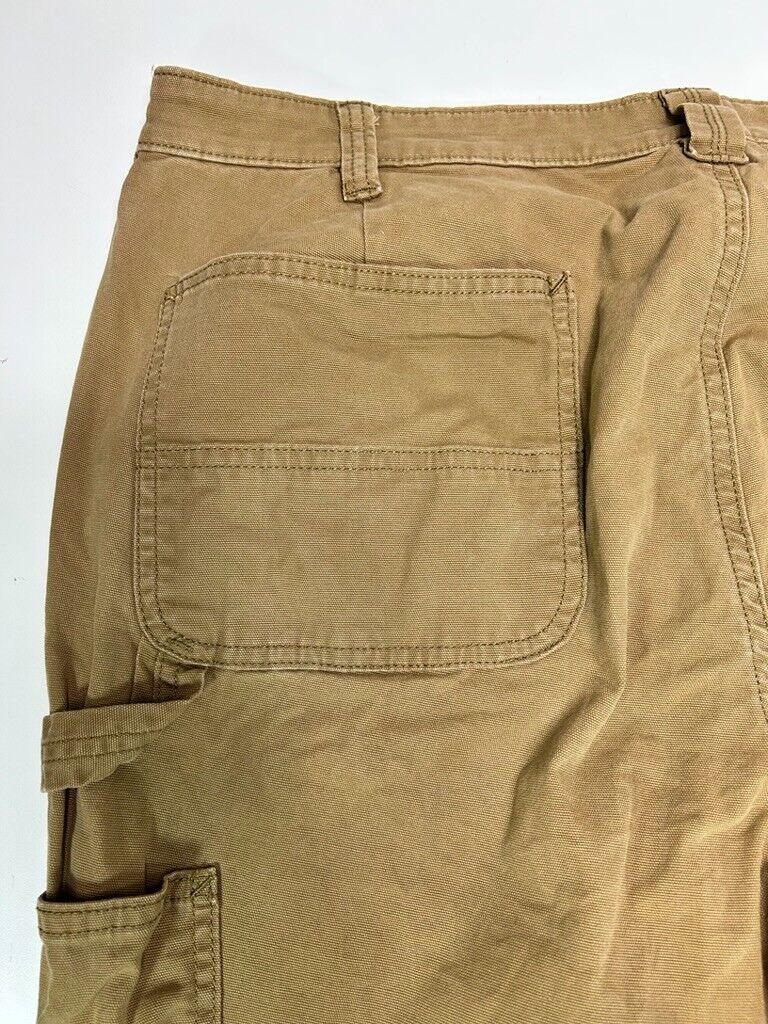 Carhartt Loose Fit Canvas Work Wear Carpenter Pants Size 40W Beige