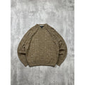 Vintage Geoffrey Beene Textured Print Pullover Knit Sweater Size Medium
