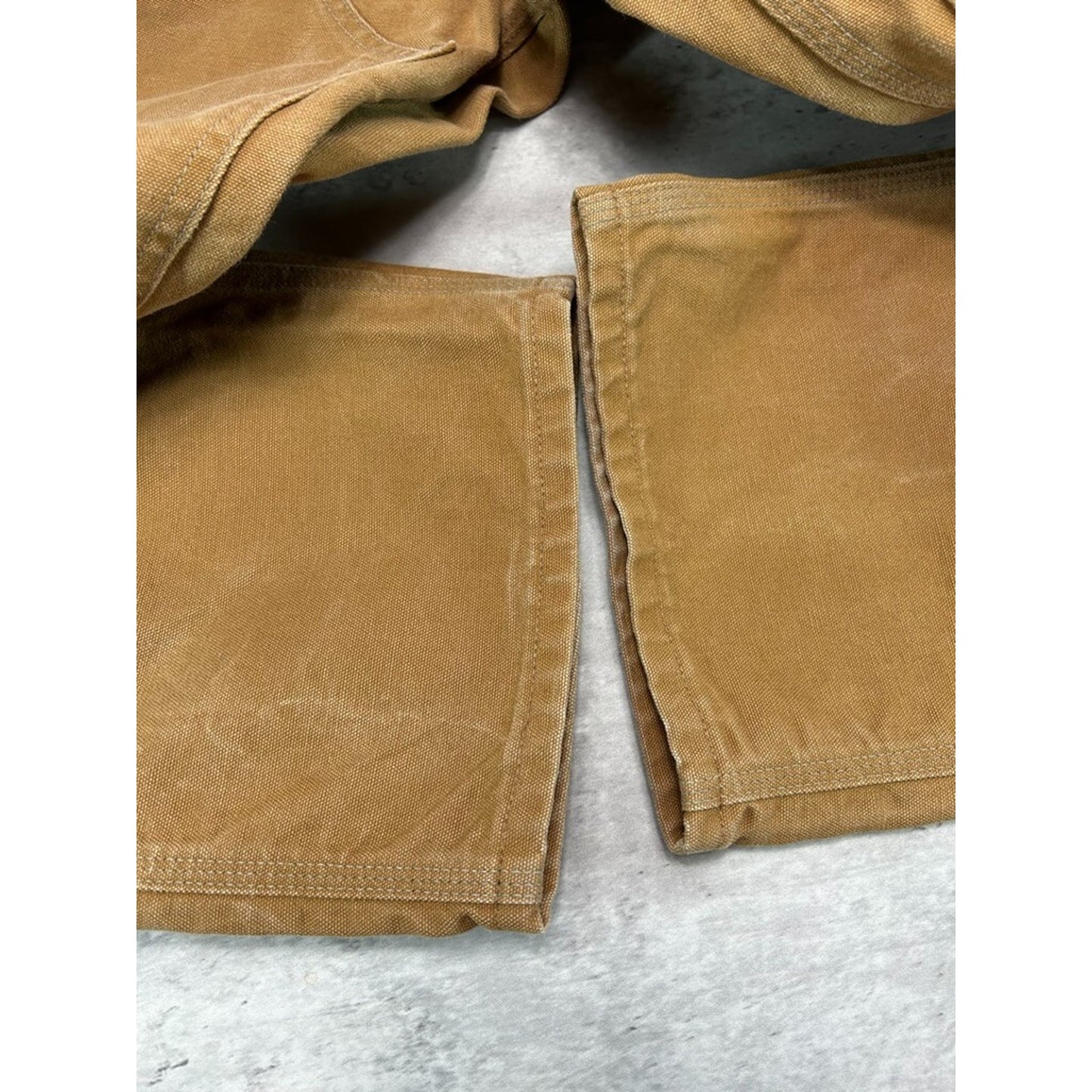 Vintage 90s Carhartt Canvas Workwear Carpenter Double Knee Pants Size 37