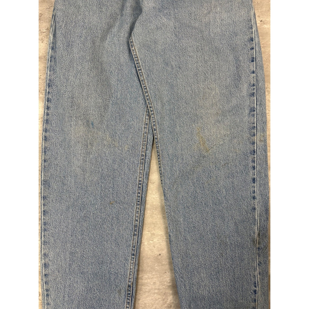 Vintage 90s Levis 560 Red Tab Loose Fit Light Wash Denim Pants Size 31 Blue