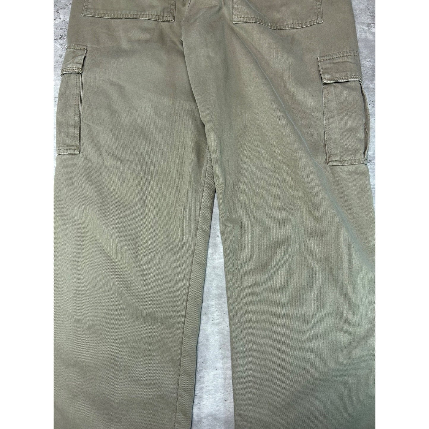 Vintage Wrangler Authentics Khaki Utility Cargo Pants Size 38 Beige