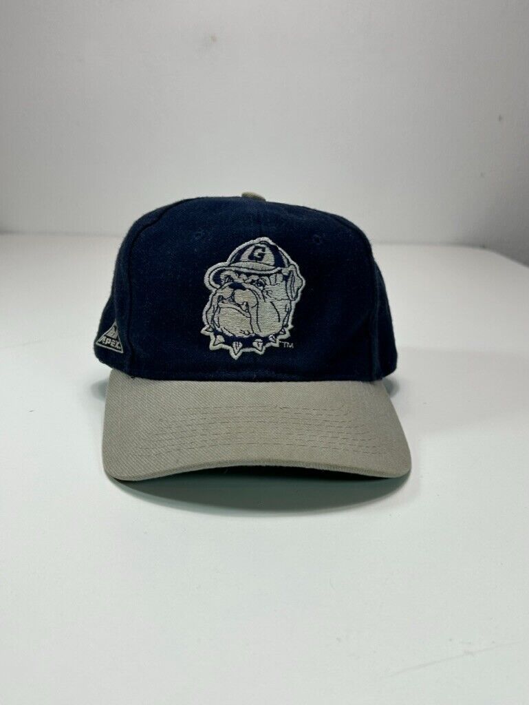 Vintage 90s Georgetown Hoyas NCAA Collegiate Embroidered Logo Snapback Hat OSFA