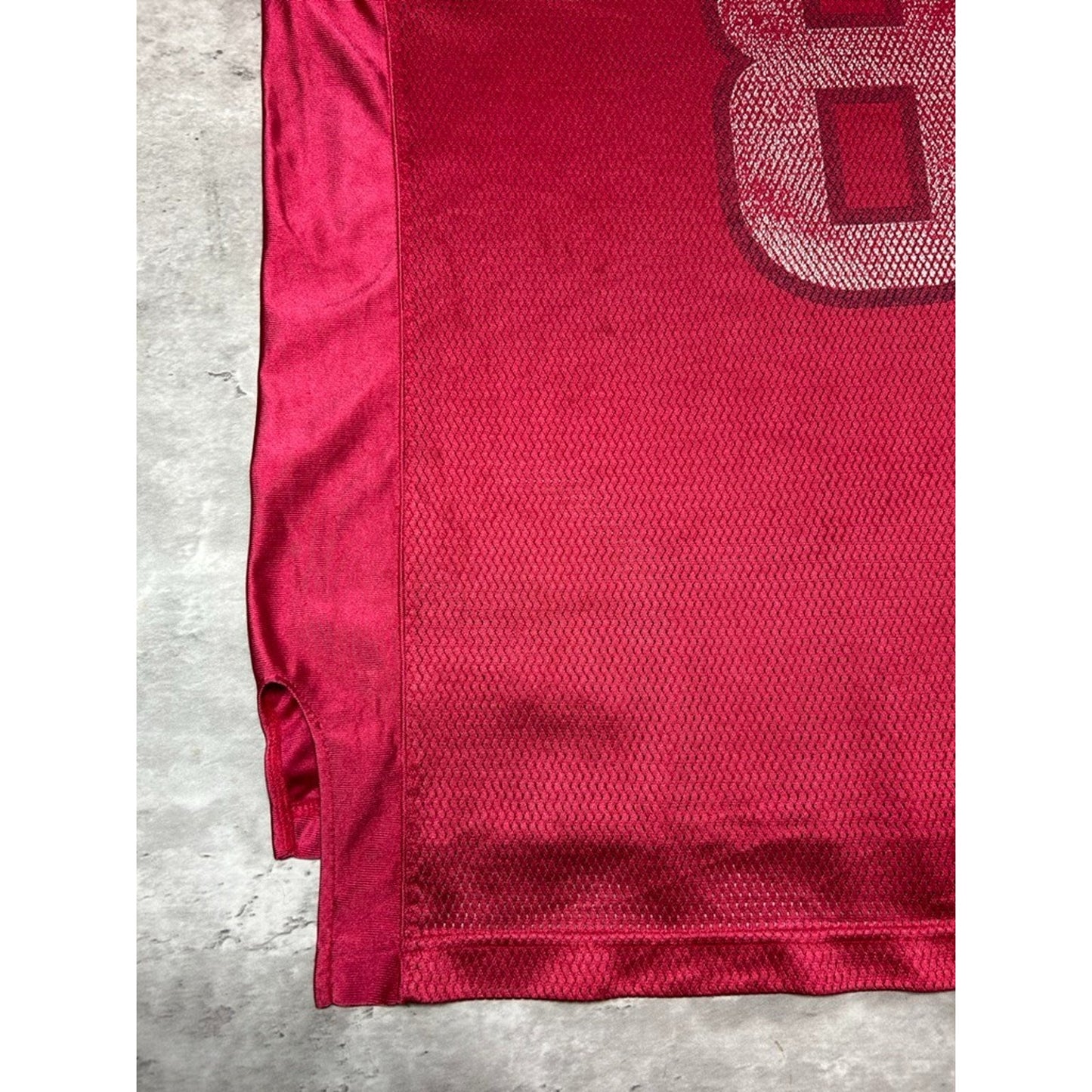 Vintage David Carr #8 Houston Texans NFL Reebok Football Jersey Size Large Red